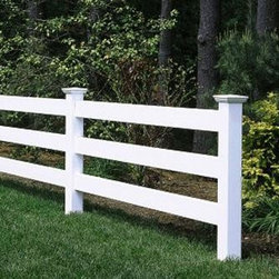 Morgan 3 Rail Fence - Home Fencing And Gates