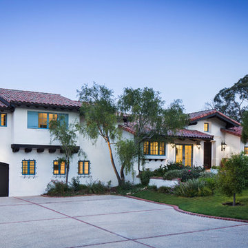 Hope Ranch, Santa Barbara, Major Remodel, Spanish Colonial