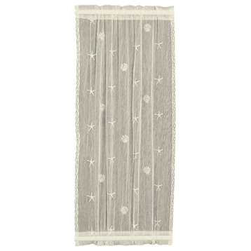 Heritage Lace Sand Shell 15x38 Sidelight Panel in Ecru