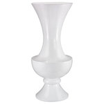 Elk Home - Elk Home 58" Wide Urn Planter, Gloss White Finish - Traditional in form and modern in finish, this ove58" Wide Urn Planter Gloss White