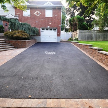 Masonry Construction Front Entranceway Stoop and Driveway in Plainview by Gappsi