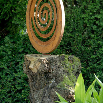 Privatgarten mit Accessoires