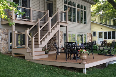 Inspiration for a backyard deck remodel in Other