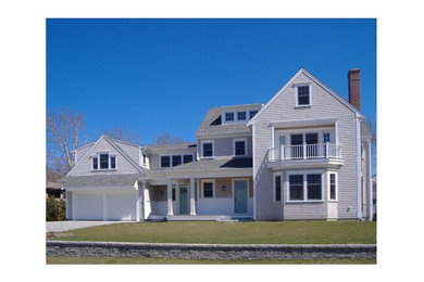 Inspiration for a timeless exterior home remodel in Boston