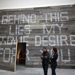 Reclaimed Barnboard Art Installation - Building Materials