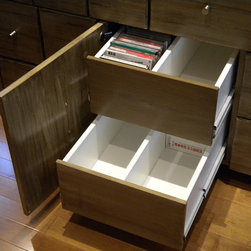 Custom CD storage cabinet - Products