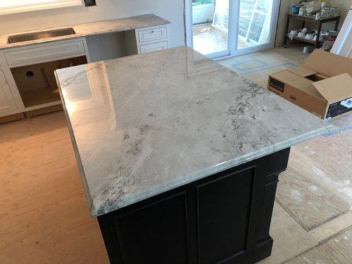 Backsplash Help With Wicked White Quartzite