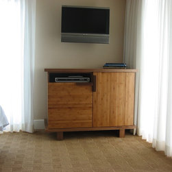 Media Cabinet - Bamboo - Media Cabinets