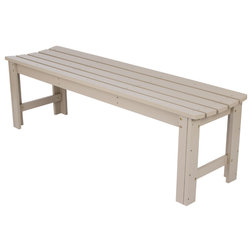 Transitional Outdoor Benches by Shine Company