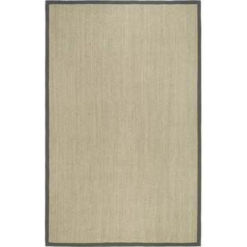 Safavieh Natural Fiber Collection NF443 Rug, Marble/Grey, 3' X 5'