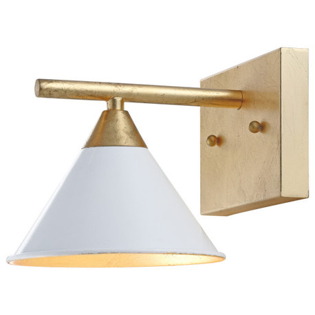 Yvette 1-light Metal Wall Sconce, 9.25"