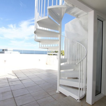Outdoor Spiral Staircase