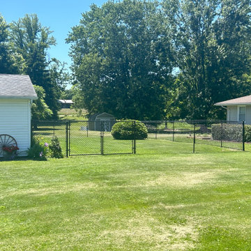 Chain link fence