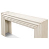 Mantel Console Table Antique White Reclaimed Wood