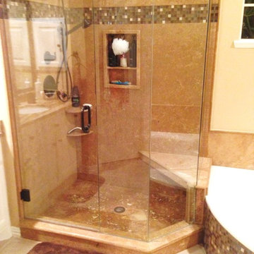 Houston shower remodel
