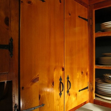 Knotty Pine Cabinets