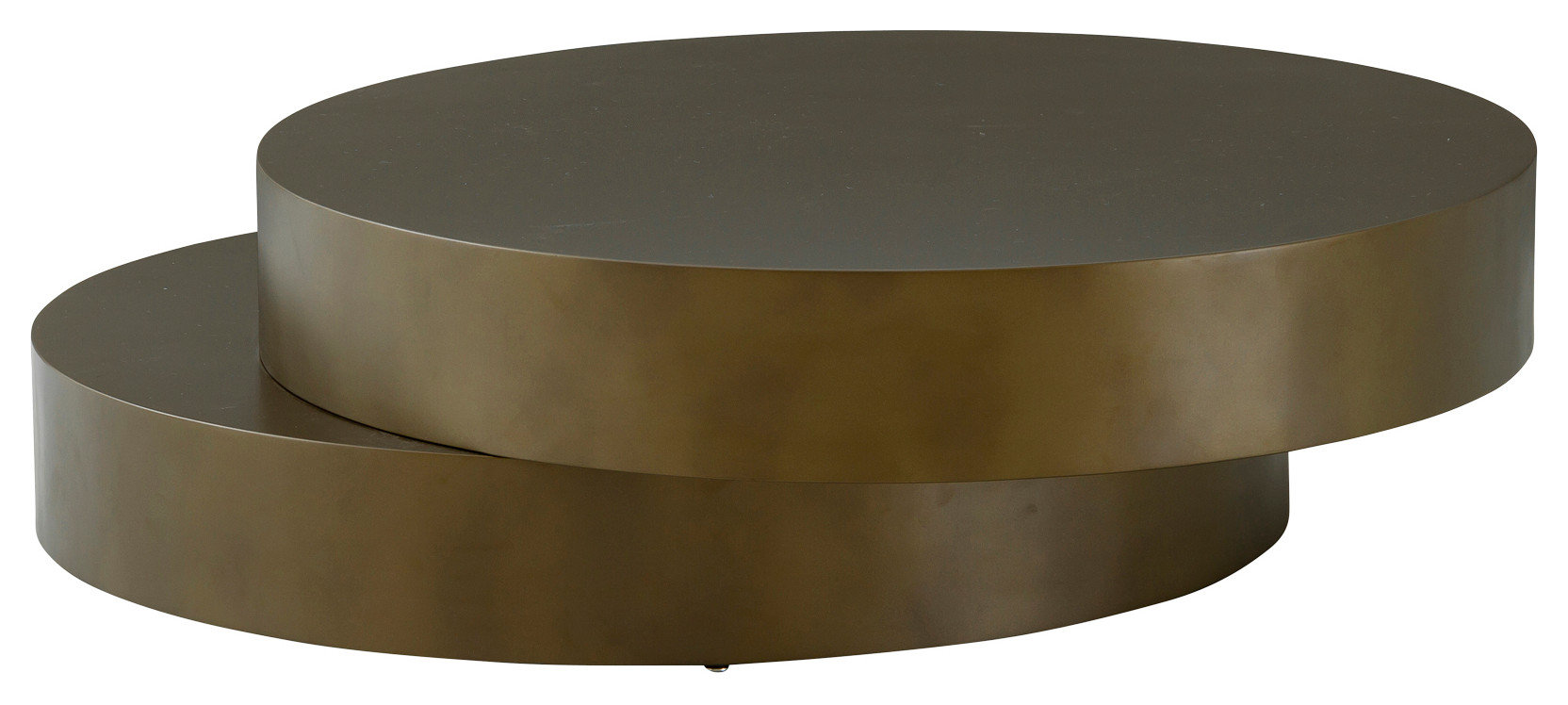 Modrest Grayson Glam Bronze Coffee Table - Modern Design