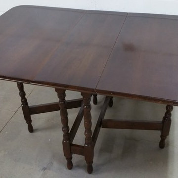 Antique Drop Leaf Table Refinish and Repair