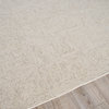 Caprice Hand Tufted New Zealand Wool Beige/Ivory Area Rug, 6'x9'