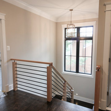Project #69 | Contemporary Staircase with Horizontal Metal Rods