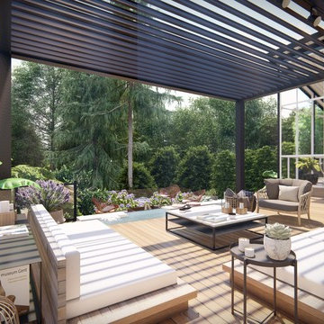 Los Altos Nature-Inspired Outdoor Living Space
