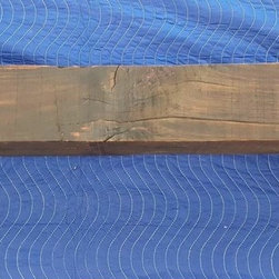 Rustic Timber Mantel Rough Sawn South Park Charlotte NC - Wall Decor