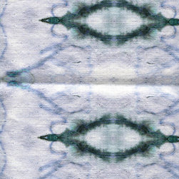 The Knitting - ocean fabric detail - Upholstery Fabric