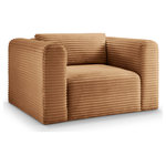 Meridian Furniture - Shaggy Upholstered Chair, Saddle, Corduroy Performance Fabric - Indulge in the allure of the Saddle Corduroy Performance Fabric Shaggy Arm Chair by Meridian Furniture. Its captivating design and luxurious Saddle Corduroy Performance Fabric elevate any space with effortless elegance. Crafted with precision and durability in mind, this stunning piece becomes the focal point of gatherings, fostering moments of connection and warmth. Embrace sophistication and style with the Shaggy Arm Chair, a testament to exquisite taste and timeless beauty.