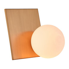 frosted globe table lamp