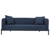 Jaxon Dark Sofa,Blue