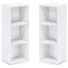 Parker House 5-Piece Boca Corner Bookcase Wall in Cottage White 2023 PH  Cyber Month Sale