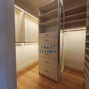 Walk In Closet For Her Designed By Smart Closets