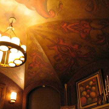 Poker Room ceiling ornamentation