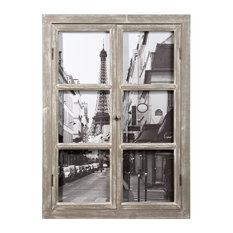 Cuadro ventana de madera 57 x 79 cm PARIS