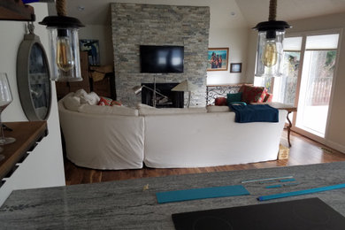 Inspiration for a timeless family room remodel in Seattle