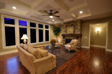 Inspiration for a contemporary living room remodel in Other