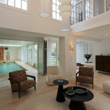 Rénovation d'une maison de 250m² et création d'une extension avec piscine intér