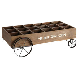 Farmhouse Wheelbarrows And Garden Carts Herb Cart