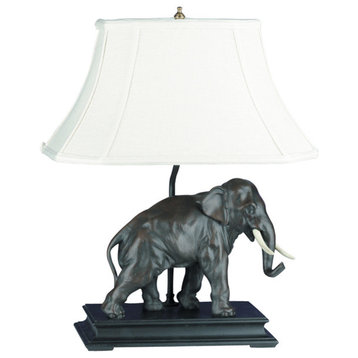 Bull Elephant Lamp