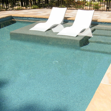 AFTER:  Pool patio and outdoor living space