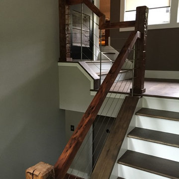 Reclaimed Wood Railings & Newel Posts