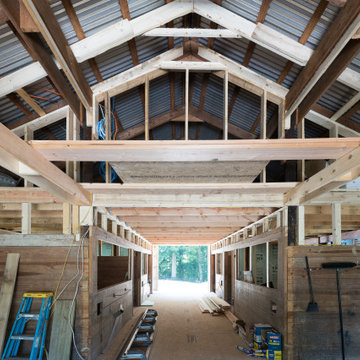 Home fitness wishes transforms an unused Horse Barn/Stables