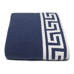 Eco Greek Key Throw-Slate - Products