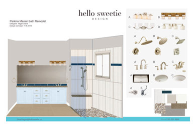 Example of a trendy home design design in Denver