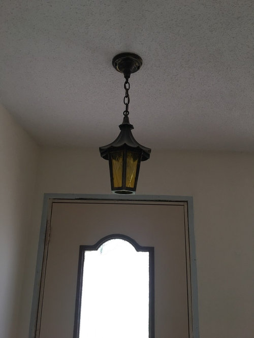 modern and elegant front door light fixture