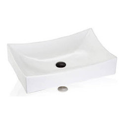 Above Counter Rectangle White &ndash; 08 - Brackets
