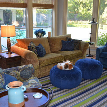 Family Room Color Coordination