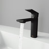 VIGO Davidson Single Hole Bathroom Faucet, Matte Black