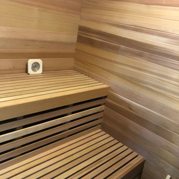 Escape in your own home with this amazing sauna!