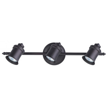 Canarm Taylor 3-LT Track Light IT299A03ORB10, Oil Rubbed Bronze
